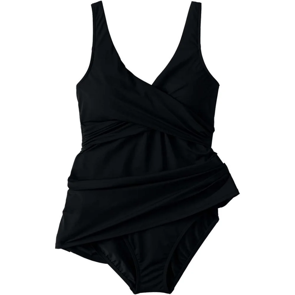 LANDS END NWT Adjustable Strap Swim Dress
